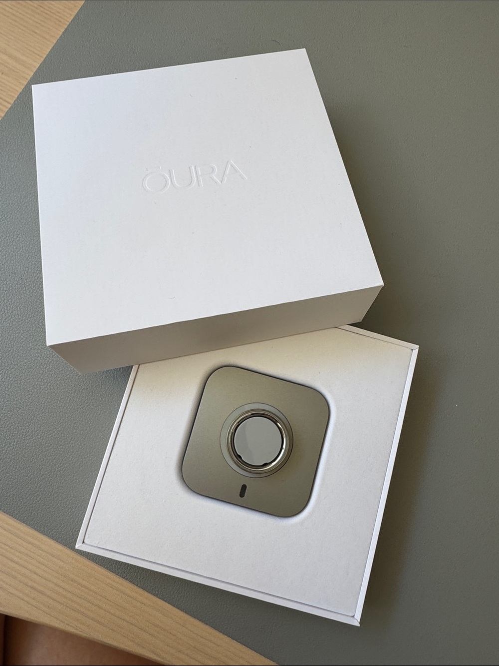 Oura Smart Home Hub in Gray and Silver